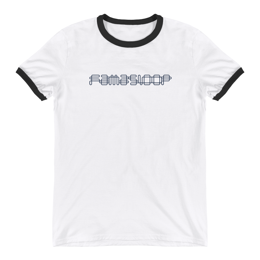 FAMASLOOP - LOGO B&W Ringer T-Shirt