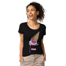 Load image into Gallery viewer, PERMITIDO EQUIVOCARSE - HELADO - Women’s basic organic t-shirt
