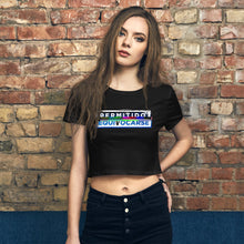 Load image into Gallery viewer, PERMITIDO EQUIVOCARSE - GLITCH - Women’s Crop Tee
